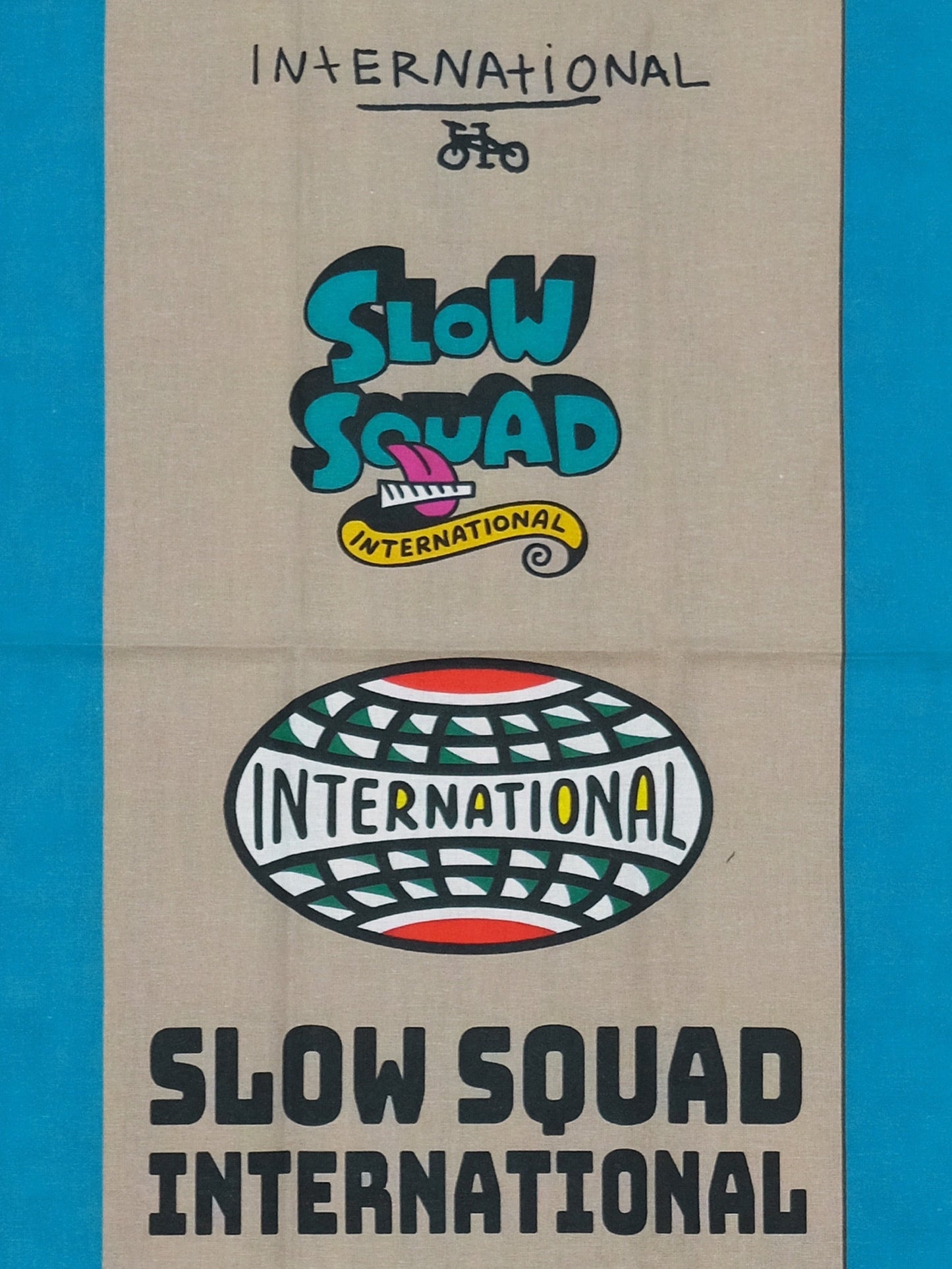 Slow Squad International - STILL SKIDDIN' Tenugui Towel - Multi