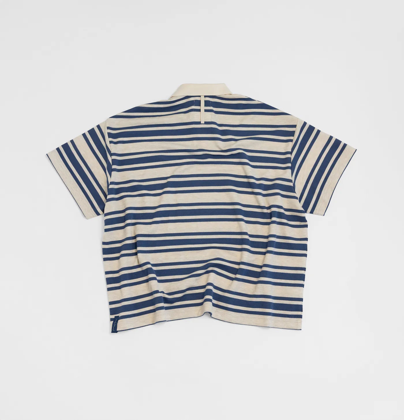 Melsign - Wide Stripe Polo - Ocean