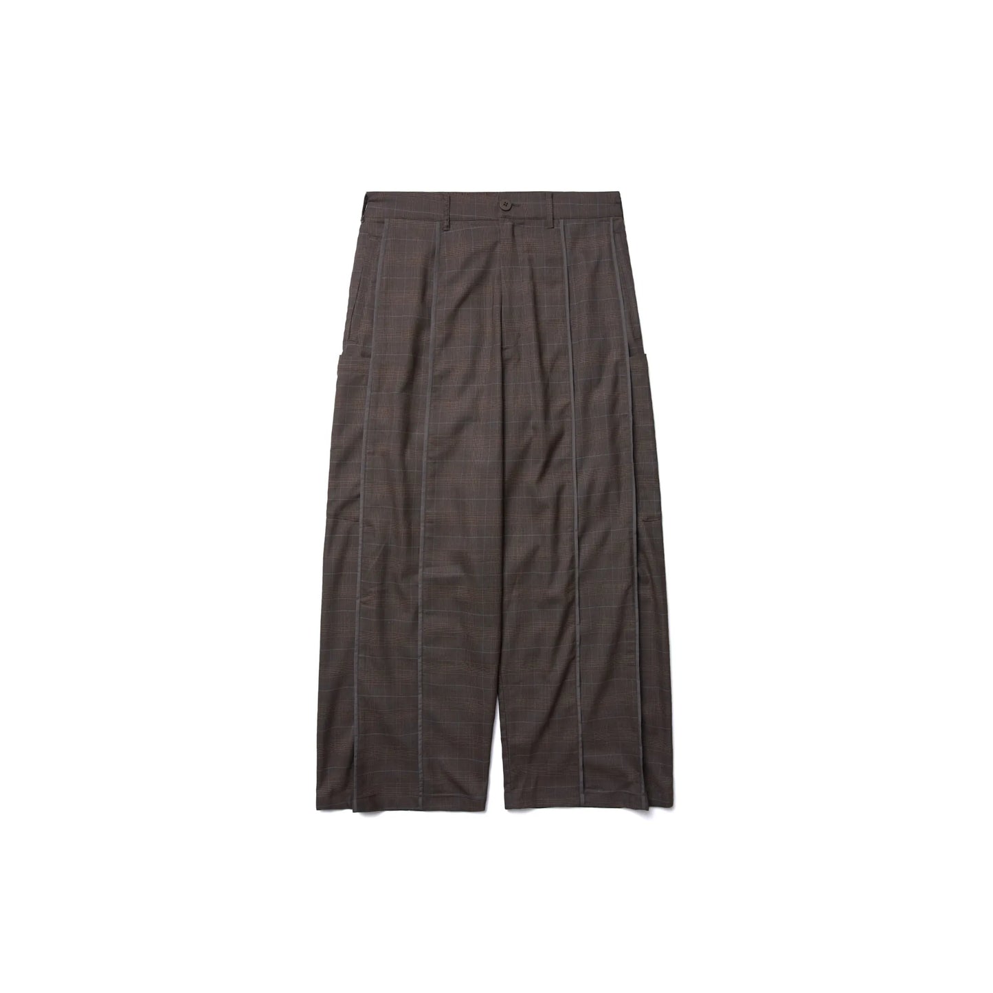 Melsign - Baggy Tartan Trousers V2 - Brown