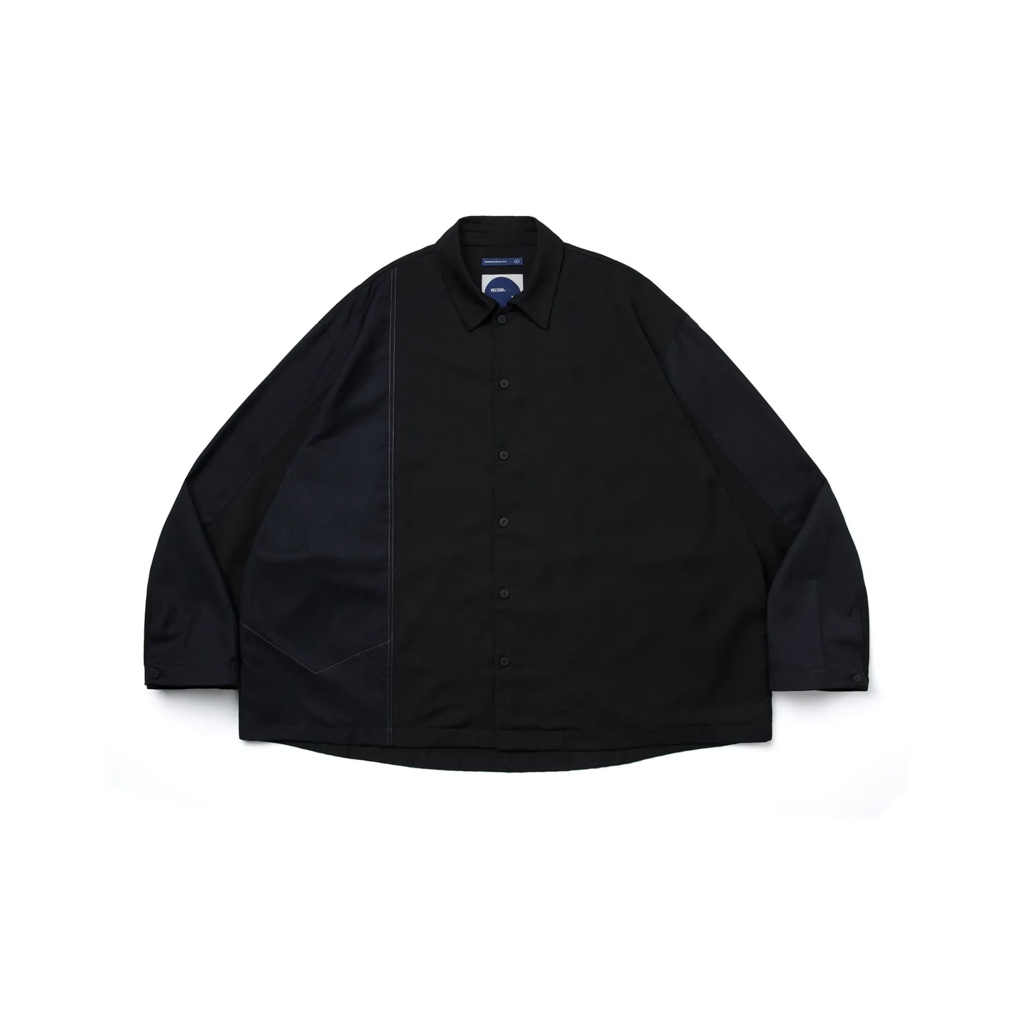 Melsign - Patched OV-L/S Shirt - Black