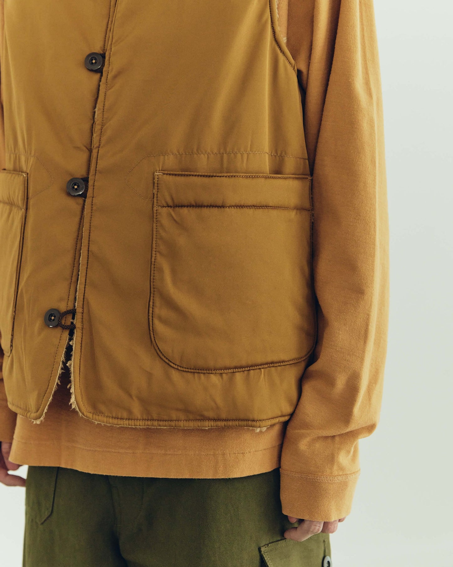 Army Twill - PE Weather Reversible vest - Khaki