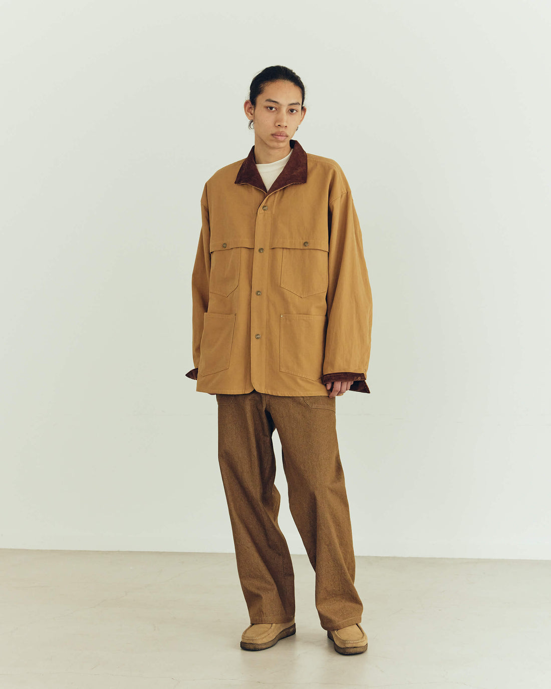 Army Twill - Cotton Duck Logger Jacket - Mustard