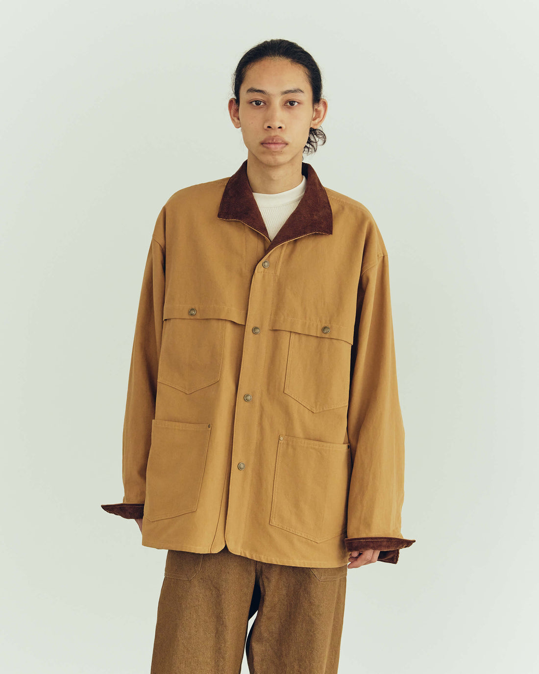 Army Twill - Cotton Duck Logger Jacket - Mustard