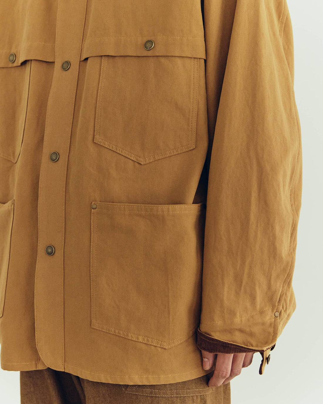Army Twill - Cotton Duck Logger Jacket - Mustard