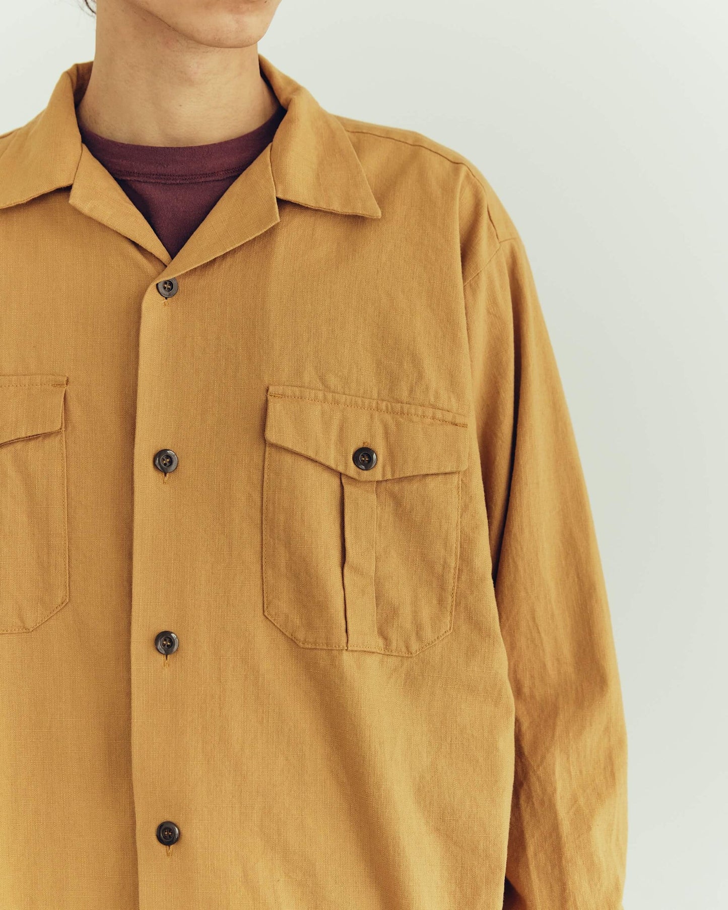 Army Twill - Cotton Slab Utility Shirt - Blue