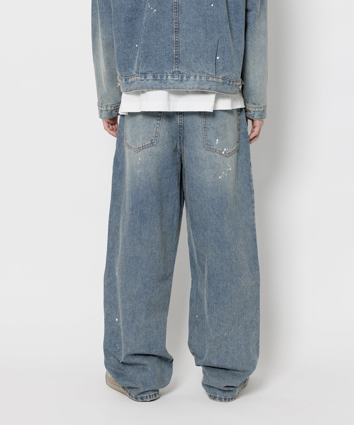 F-LAGSTUF-F - Fade Baggie Denim Pants - Indigo