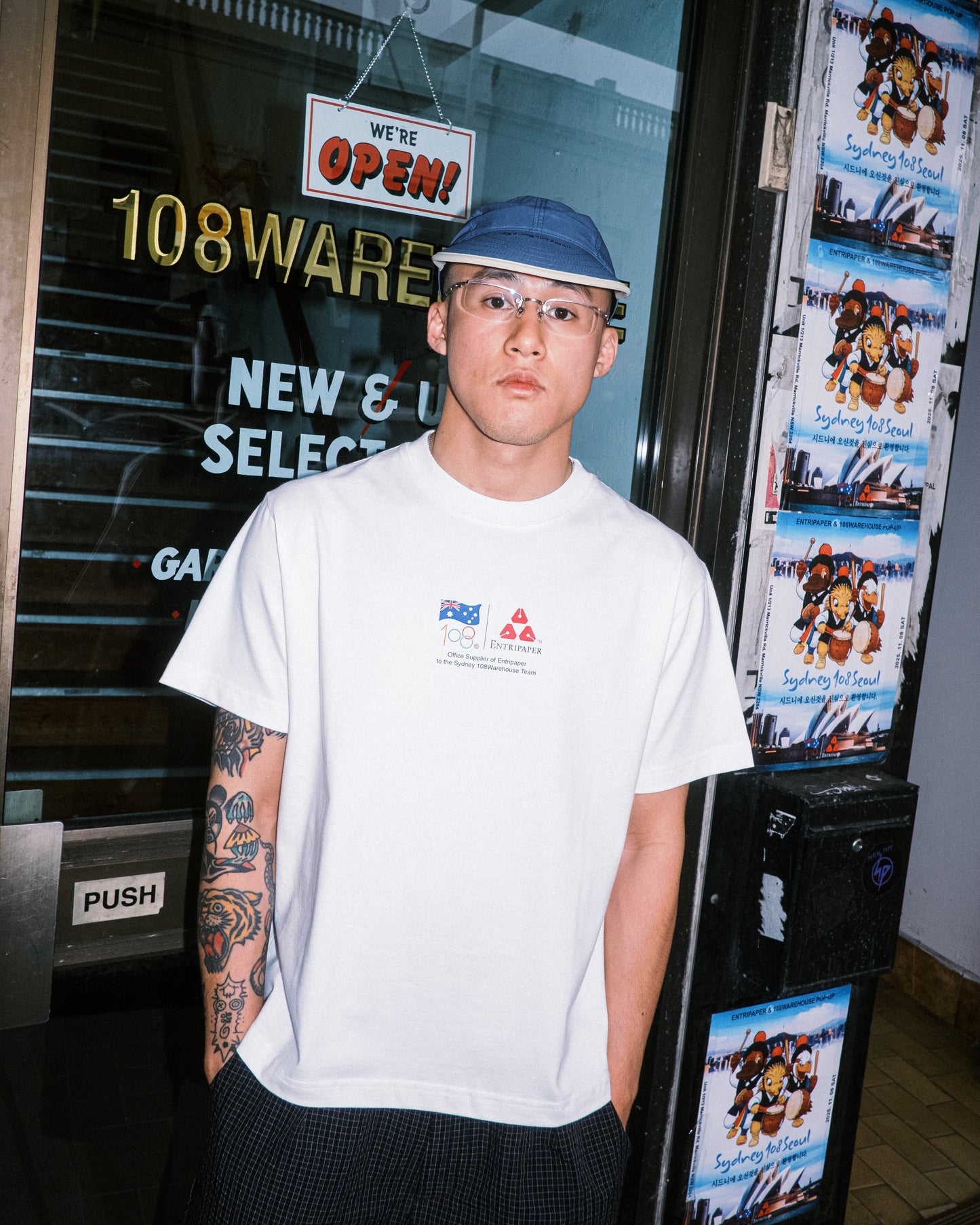 108WAREHOUSE x Entripaper - EP Subject Cap SUPPLEX® - Navy