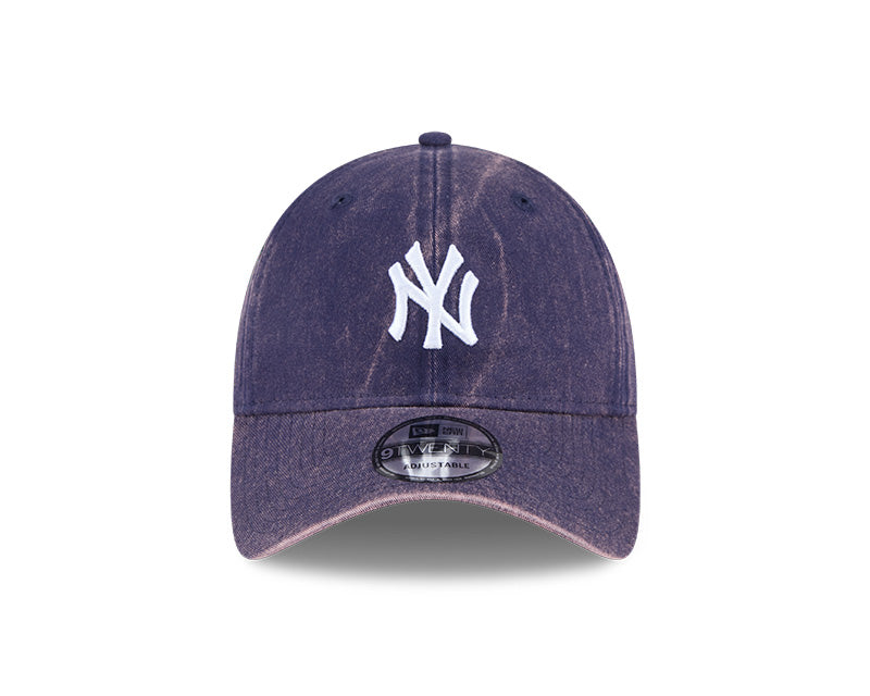New Era - 9TWENTY NY Yankees Snow Wash Cap - Light Navy