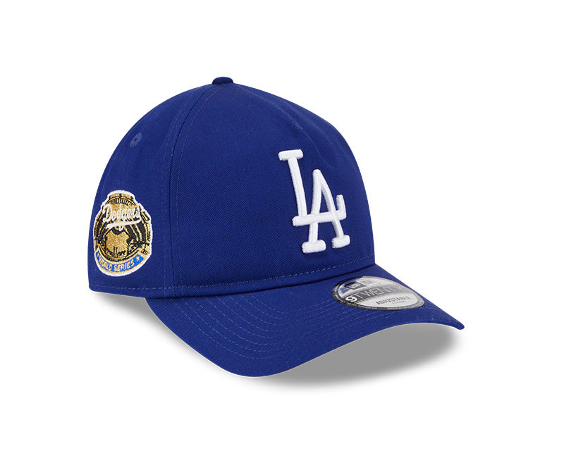 New Era - 9TWENTY A-Frame LA Dodgers World Series Wash Cap - Blue