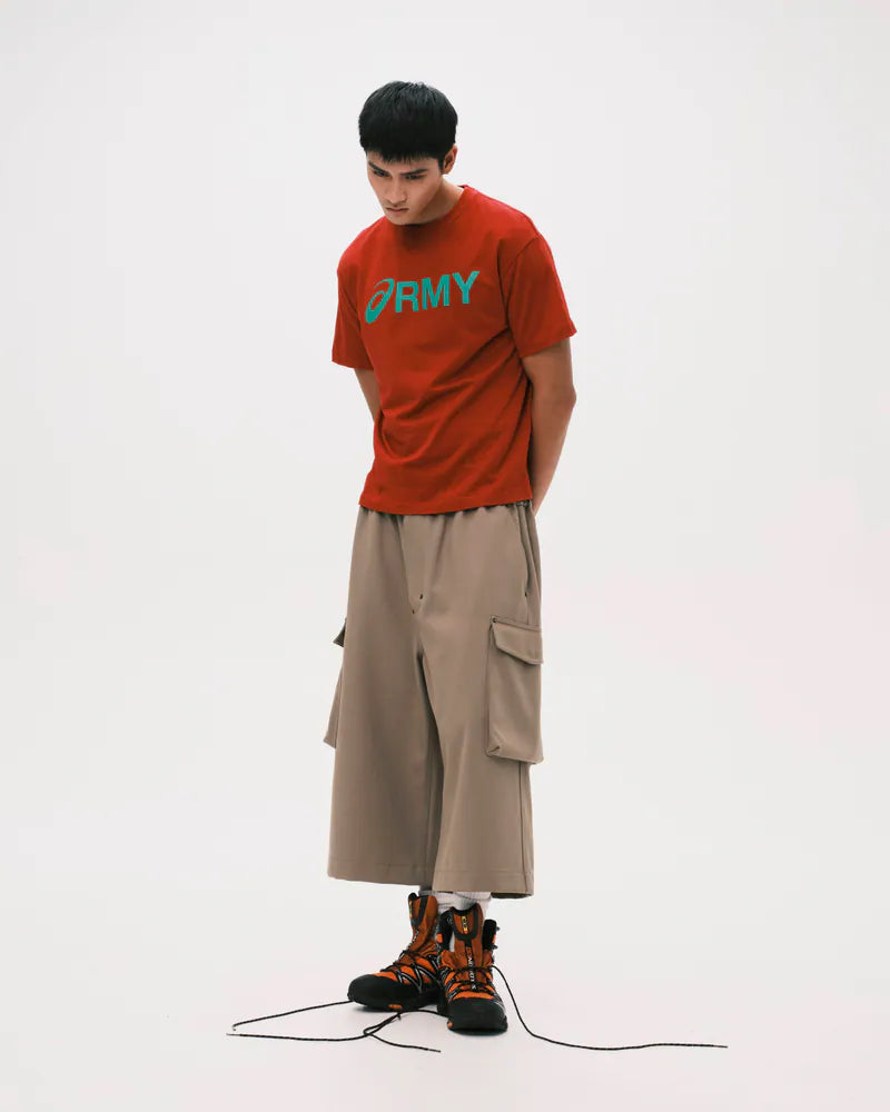Nul1.Org - Biofrost Mix Wool Shorts - Khaki