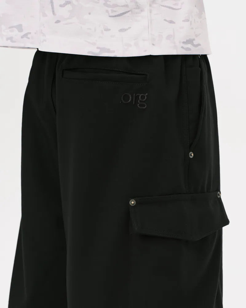 Nul1.Org - Biofrost Mix Wool Shorts - Black