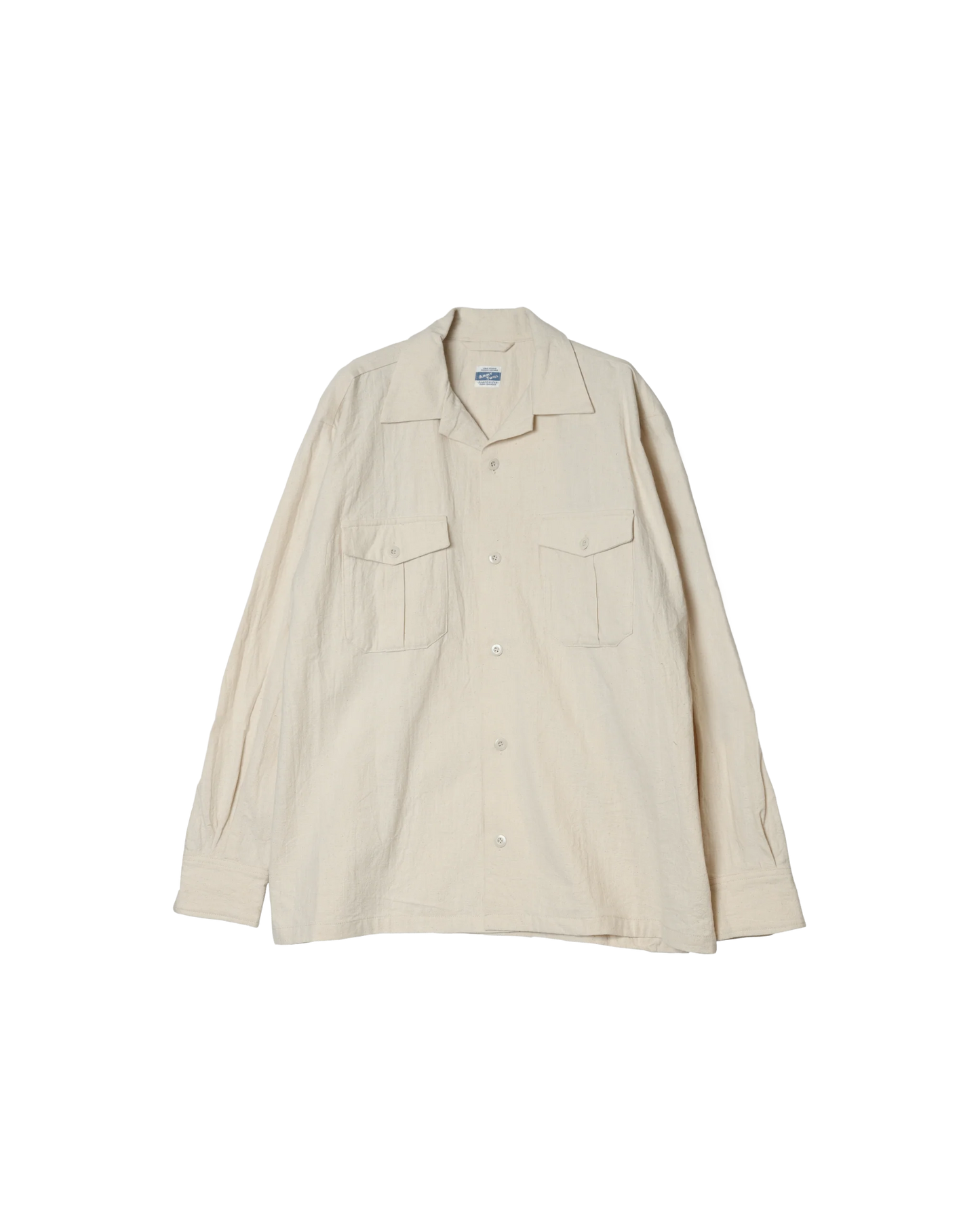 Army Twill - Cotton Slab Utility Shirt - Ecru