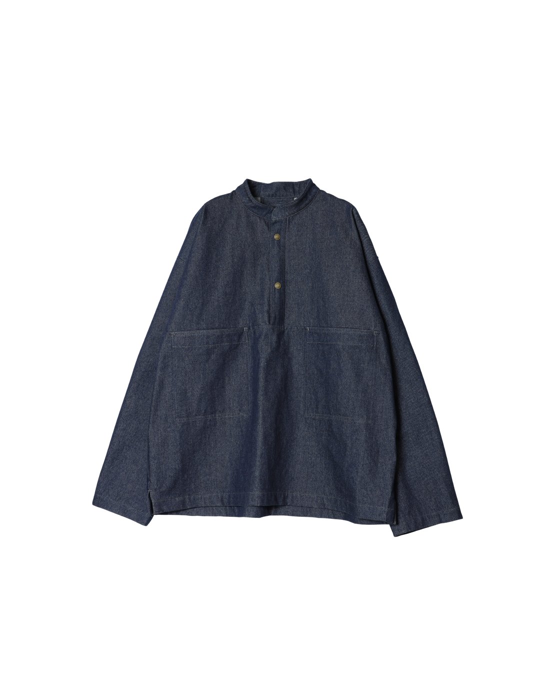 Army Twill - Denim Dot Bottom Smock - Navy