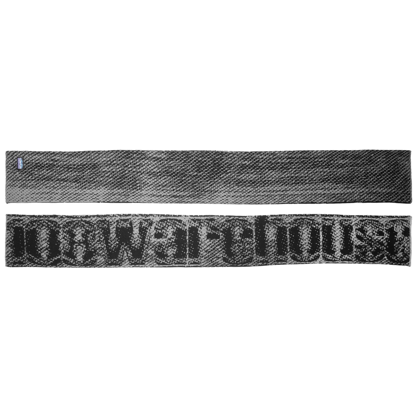 108WAREHOUSE - Digi Snowstorm Scarf - Black/Grey
