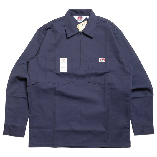 Ben Davis - LS Half Zip Solid (Navy)