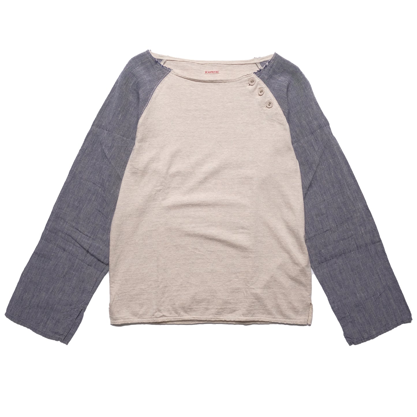 Kapital Contrasted Long Sleeve Shirt