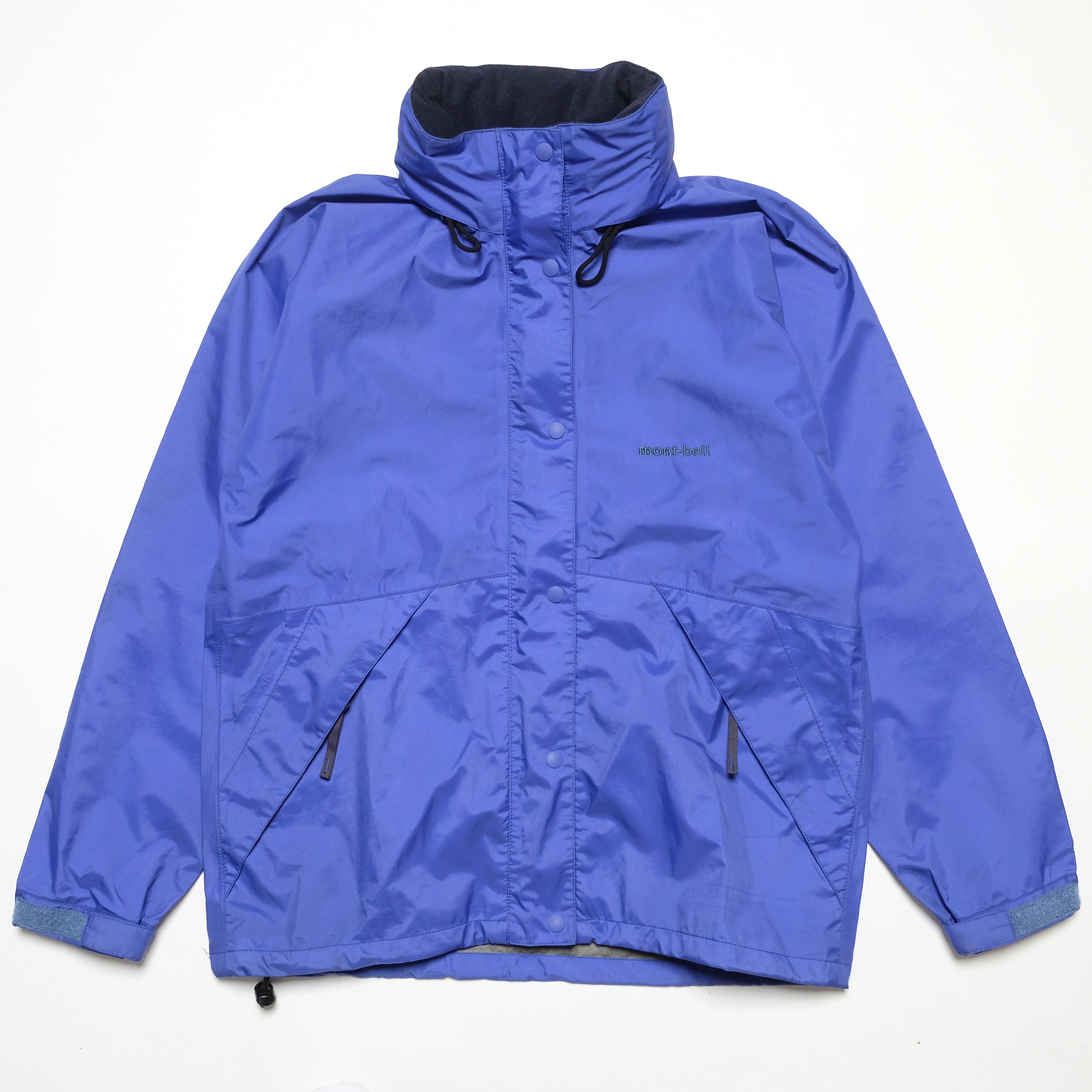 AS IS Vintage Mont-Bell Large Blue on sale Windbreaker Jacket