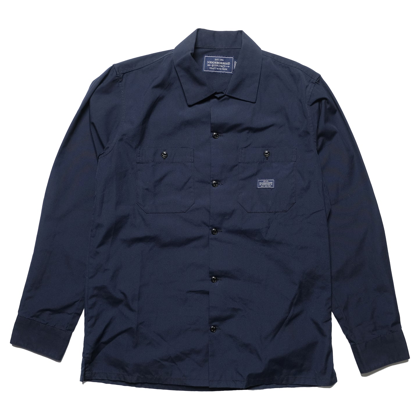 Neighborhood Navy Longsleeve Work Shirt