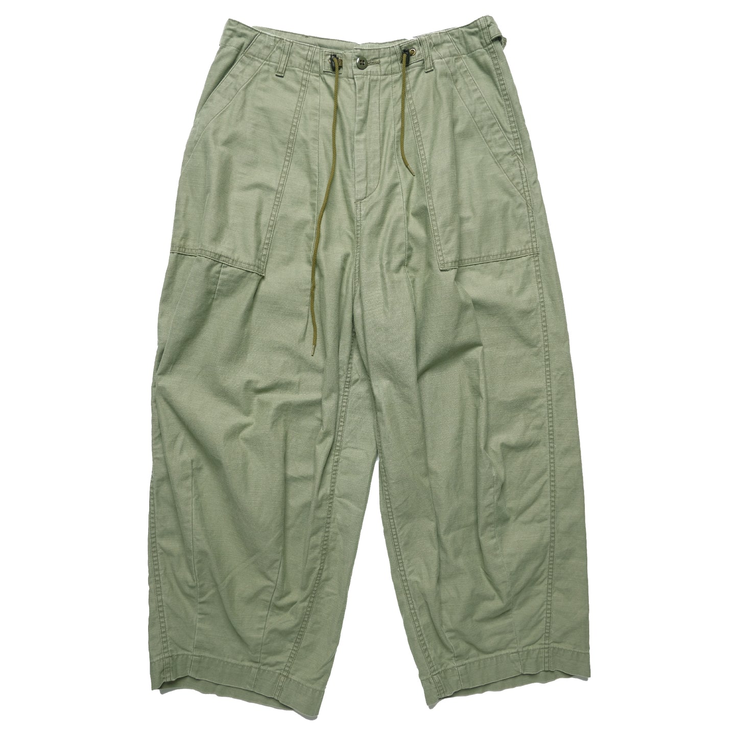 Needles Khaki HD Trousers (B)