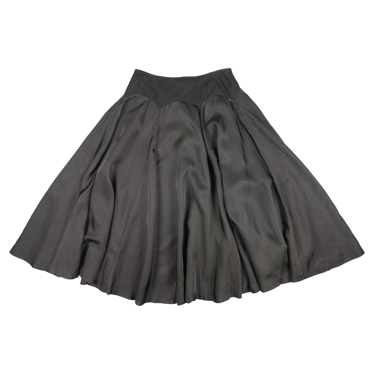 CDG Tricot Black Flared Skirt - AD2014