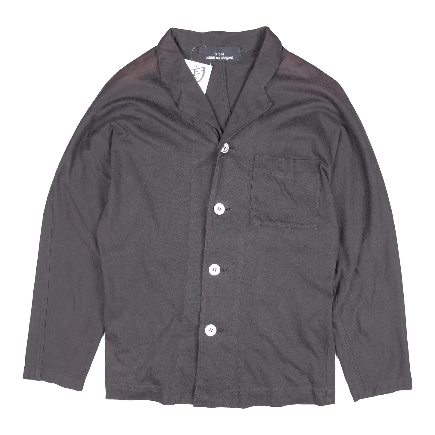 CDG Tricot Black Light Overshirt