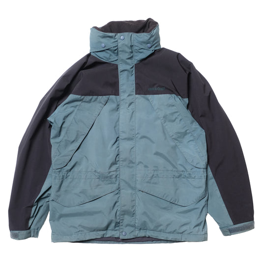 Montbell 2 Toned Black/Dark Teal Mountain Parka - 90s