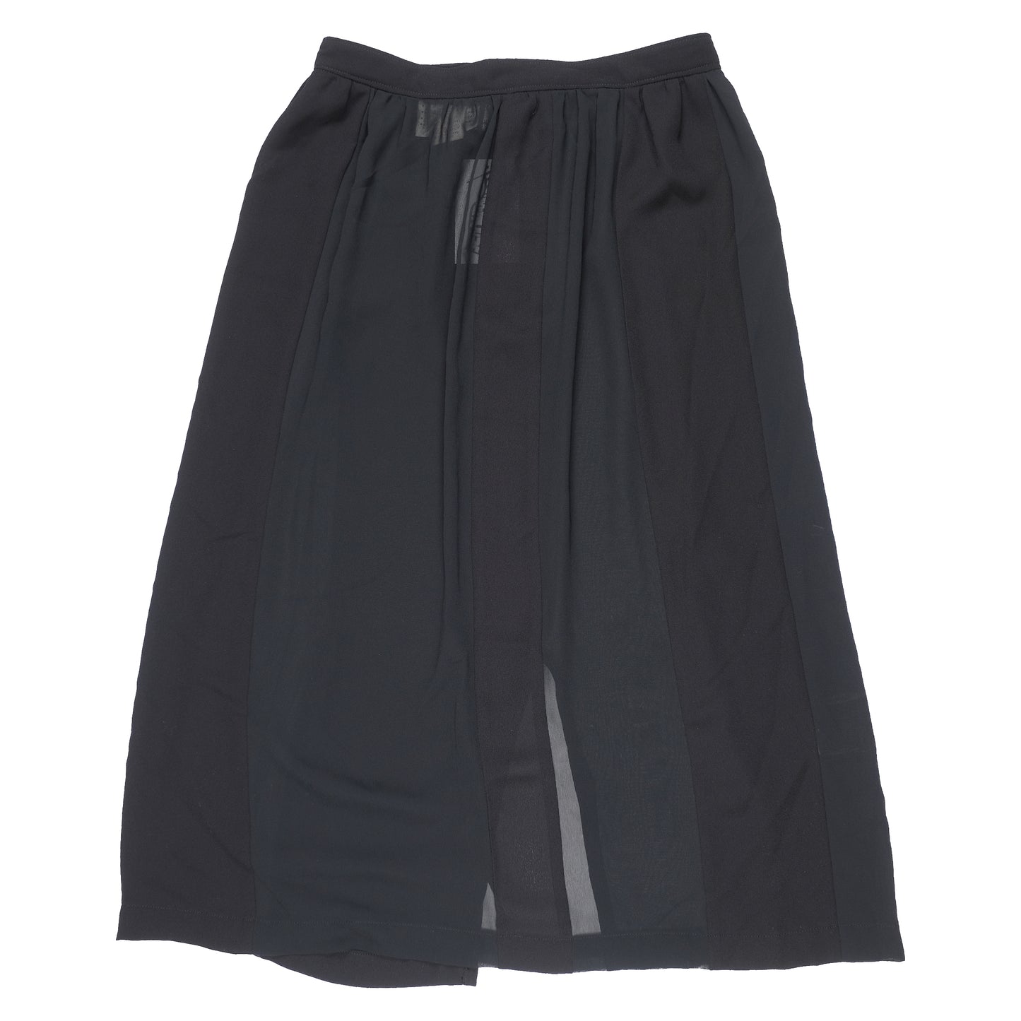 CDG Tricot Sheer Contrasted Skirt