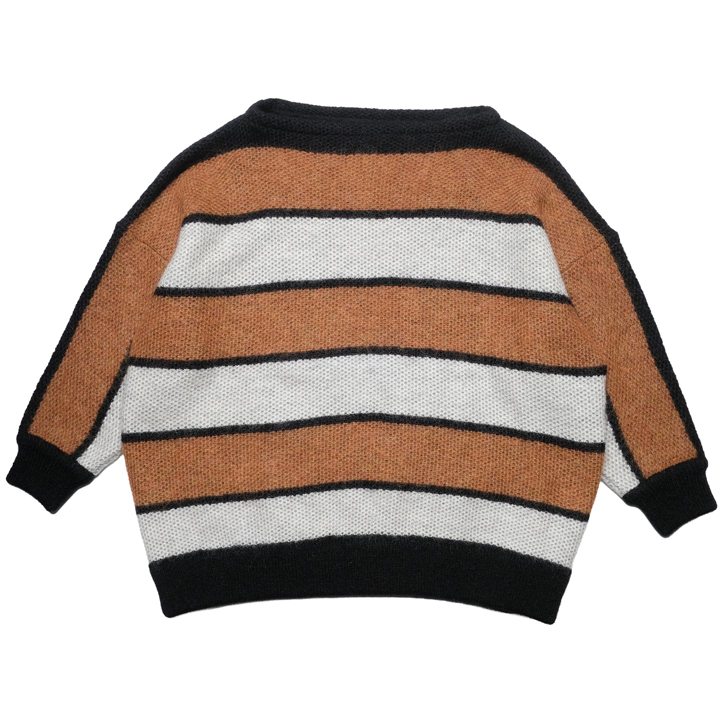 Needles Orange/White Knit