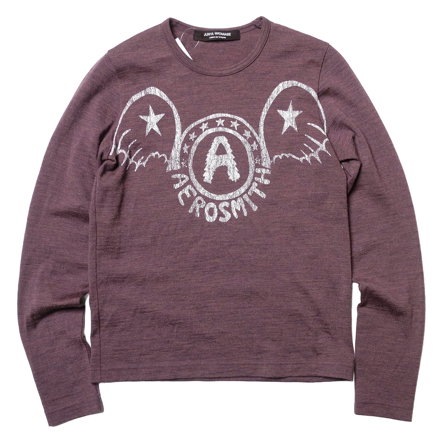 Junya Watanabe Purple Heathered Knit Sweater