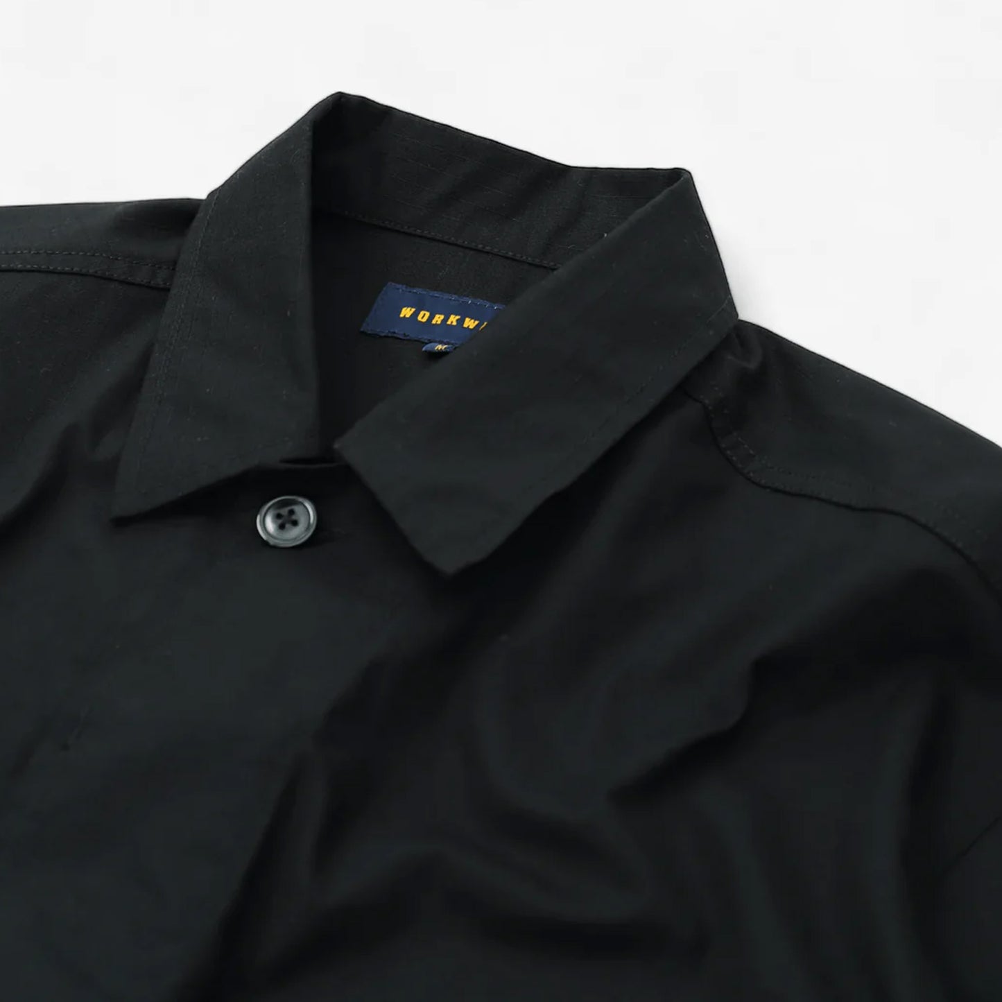 Workware - Fine Cotton Cropped Jacket #687 - Black