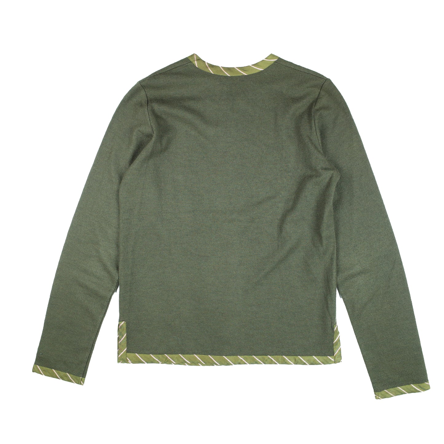 CDG Tricot Green Knit Cardigan