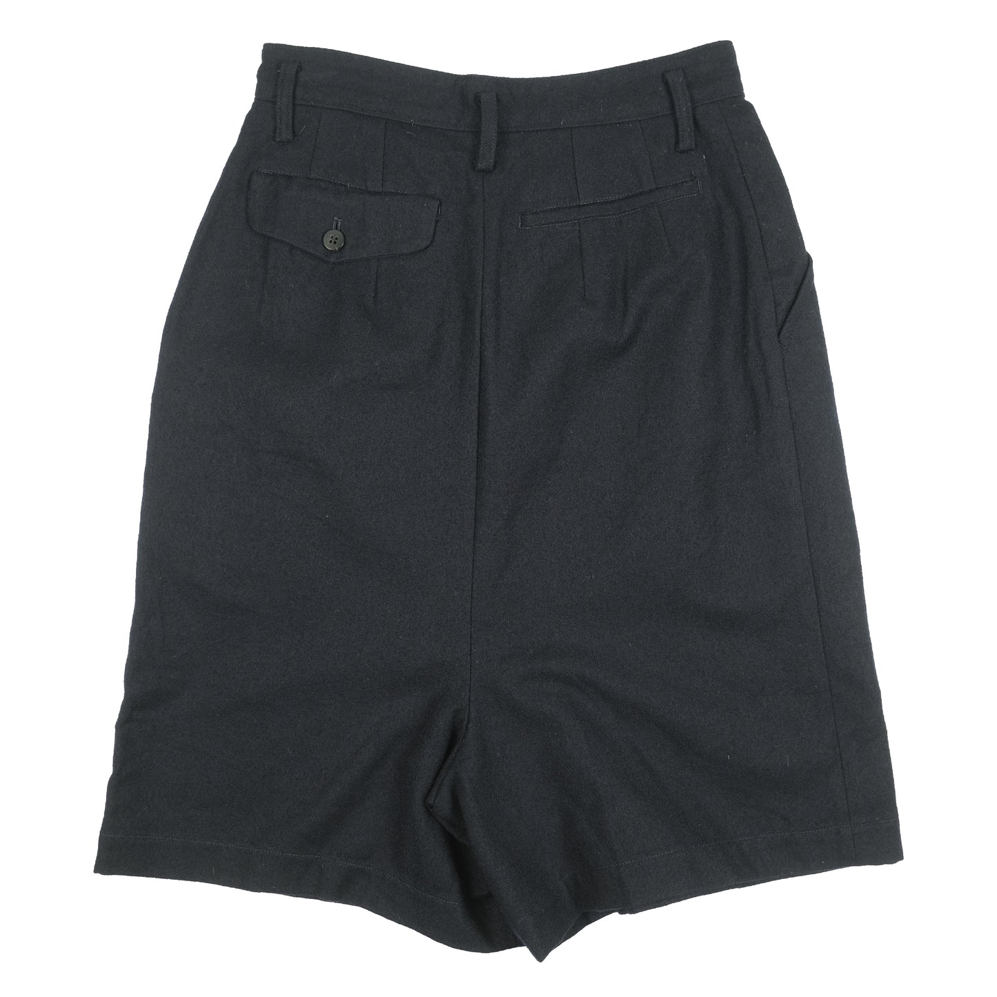 CDG Tricot Navy Wool Shorts
