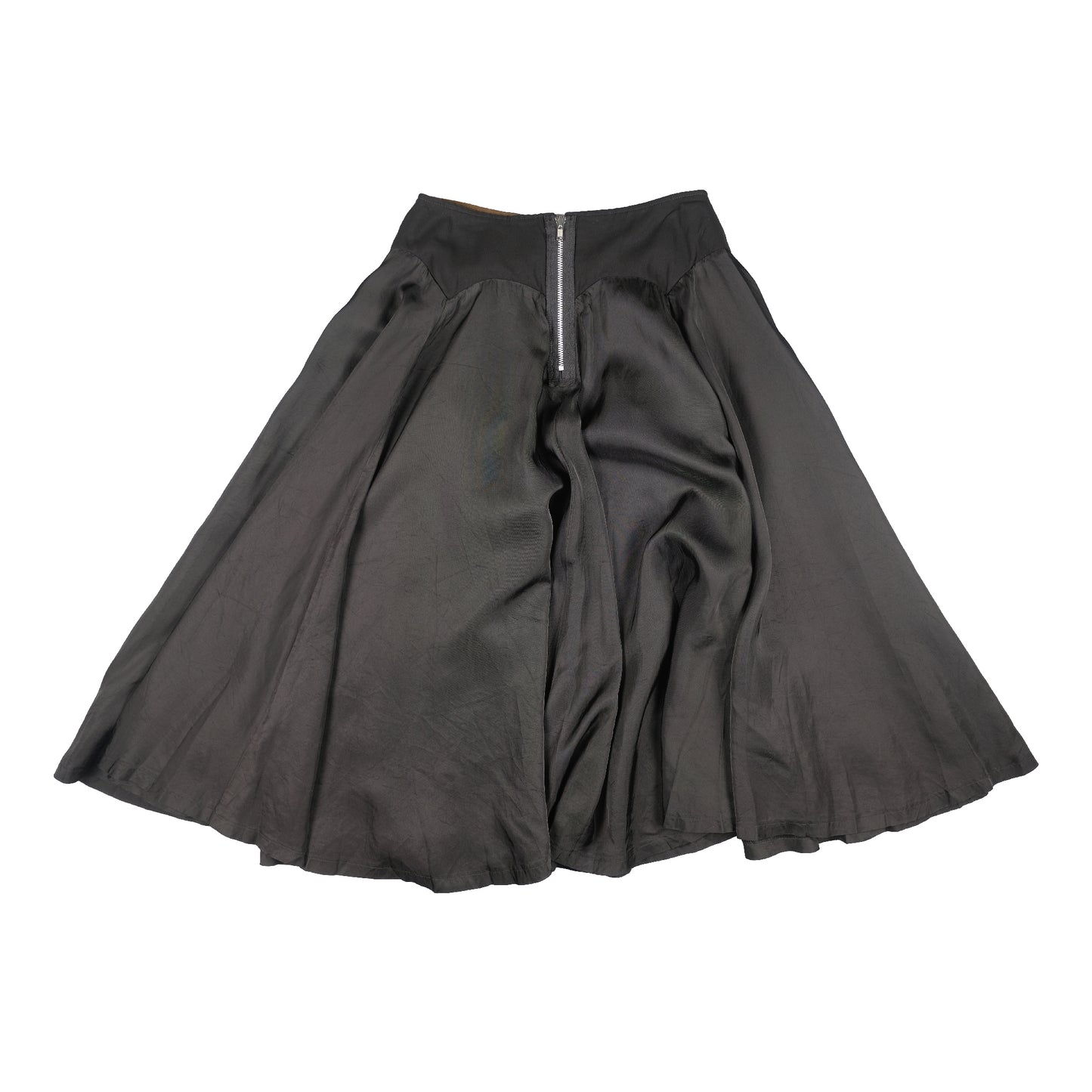CDG Tricot Black Flared Skirt - AD2014