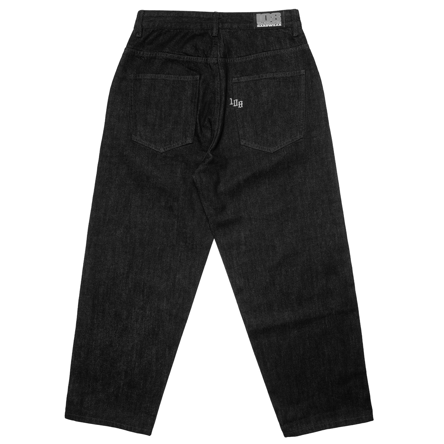 108WAREHOUSE - Baggy Selvedge Denim - Black