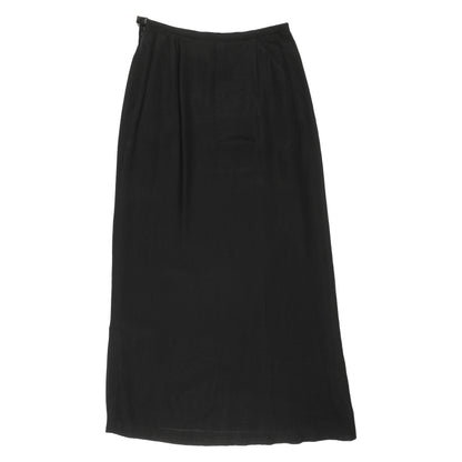 CDG Tricot Black Asymmetrical Skirt
