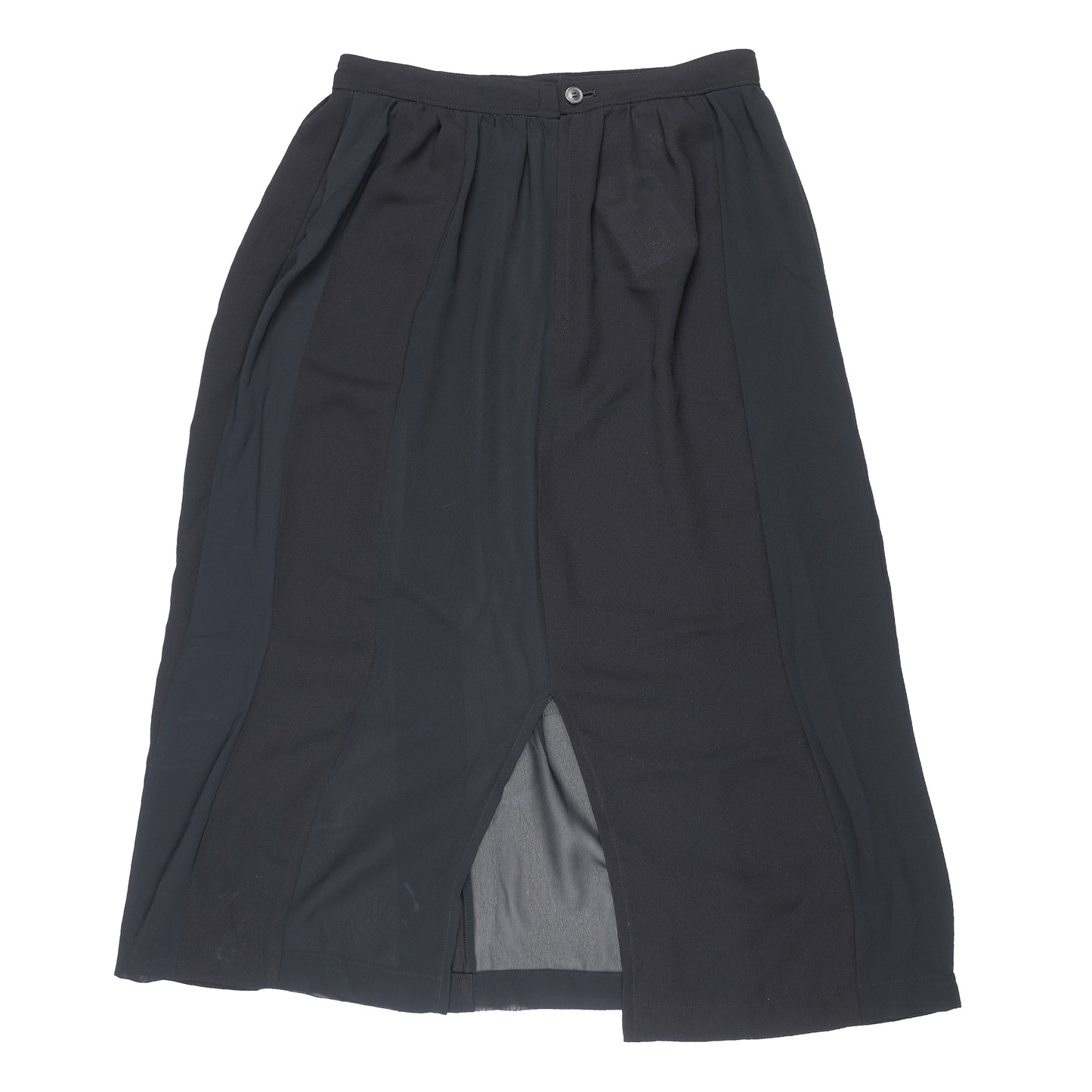 CDG Tricot Sheer Contrasted Skirt