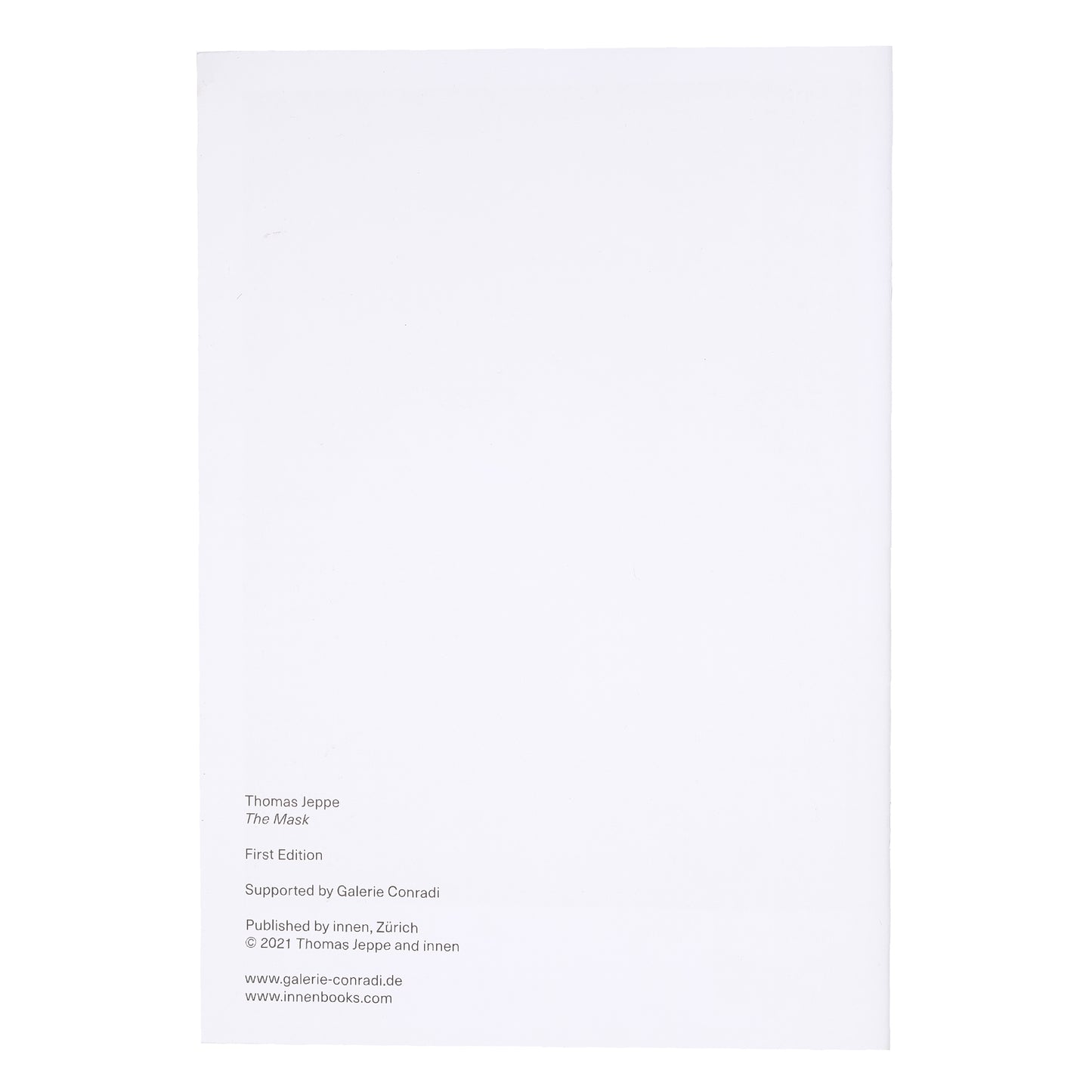 Innen - Thomas Jeppe - The Mask