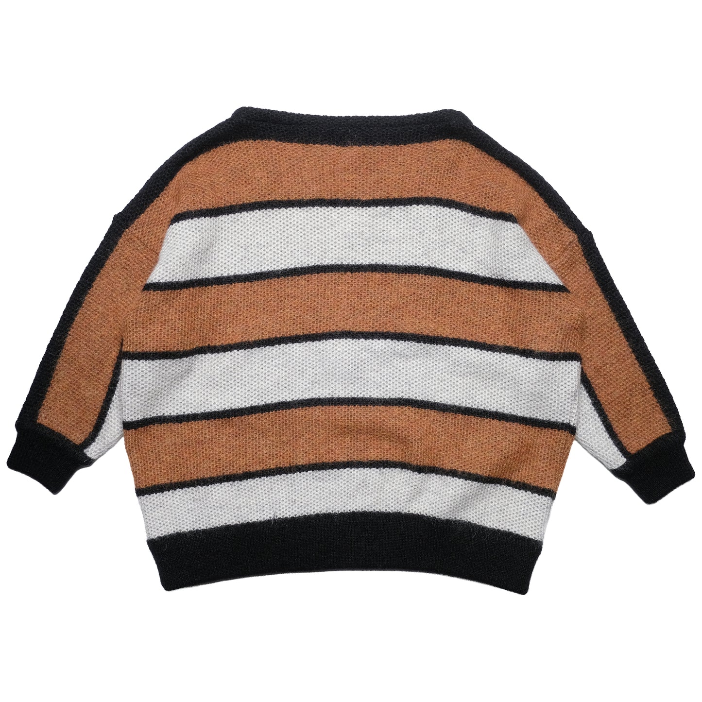 Needles Orange/White Knit
