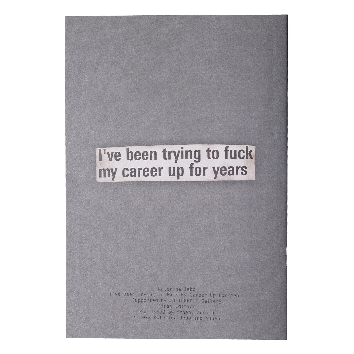Innen - Katerina Jebb - I've Been Trying To Fuck My Career Up For Years