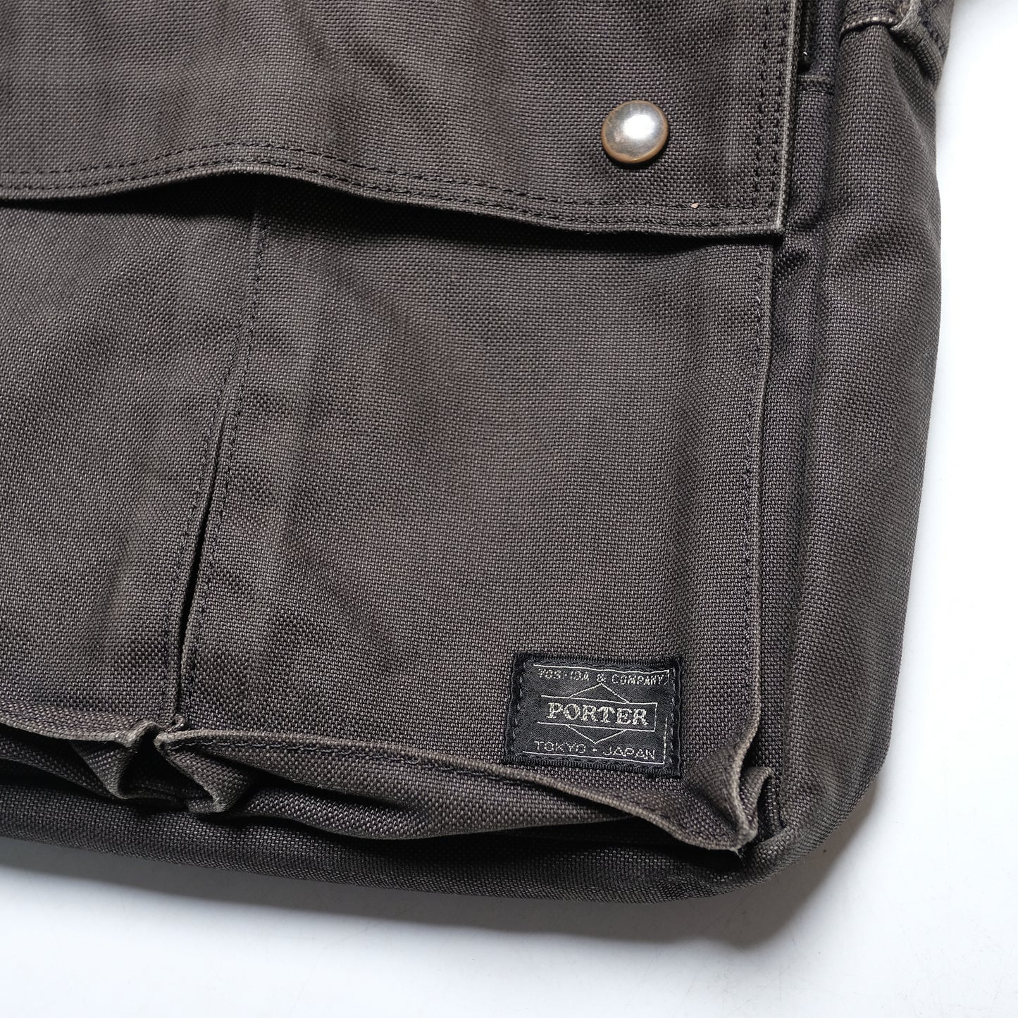 Porter Black Canvas Shoulder Bag