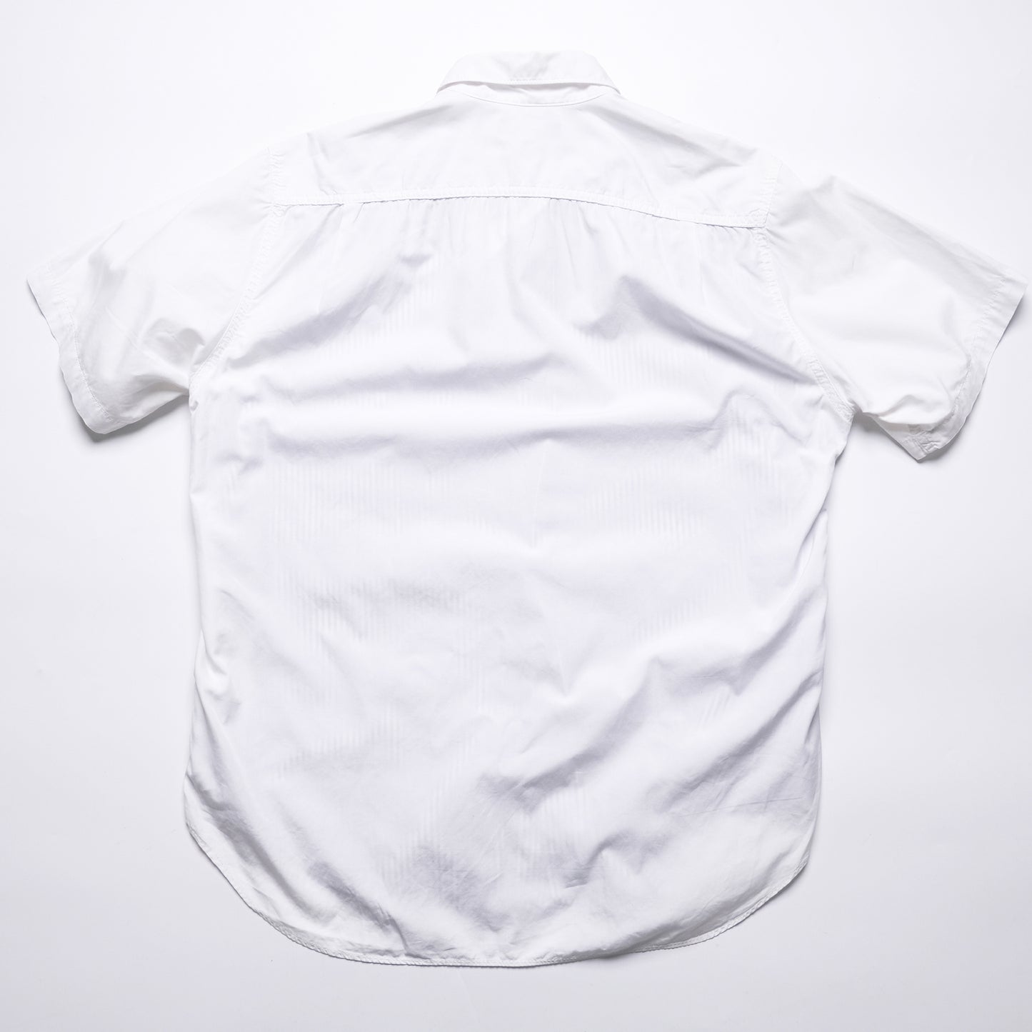 CDG Homme White Stripped Button Up