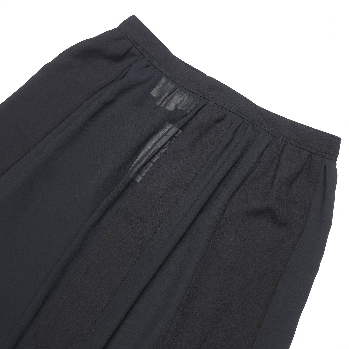 CDG Tricot Sheer Contrasted Skirt