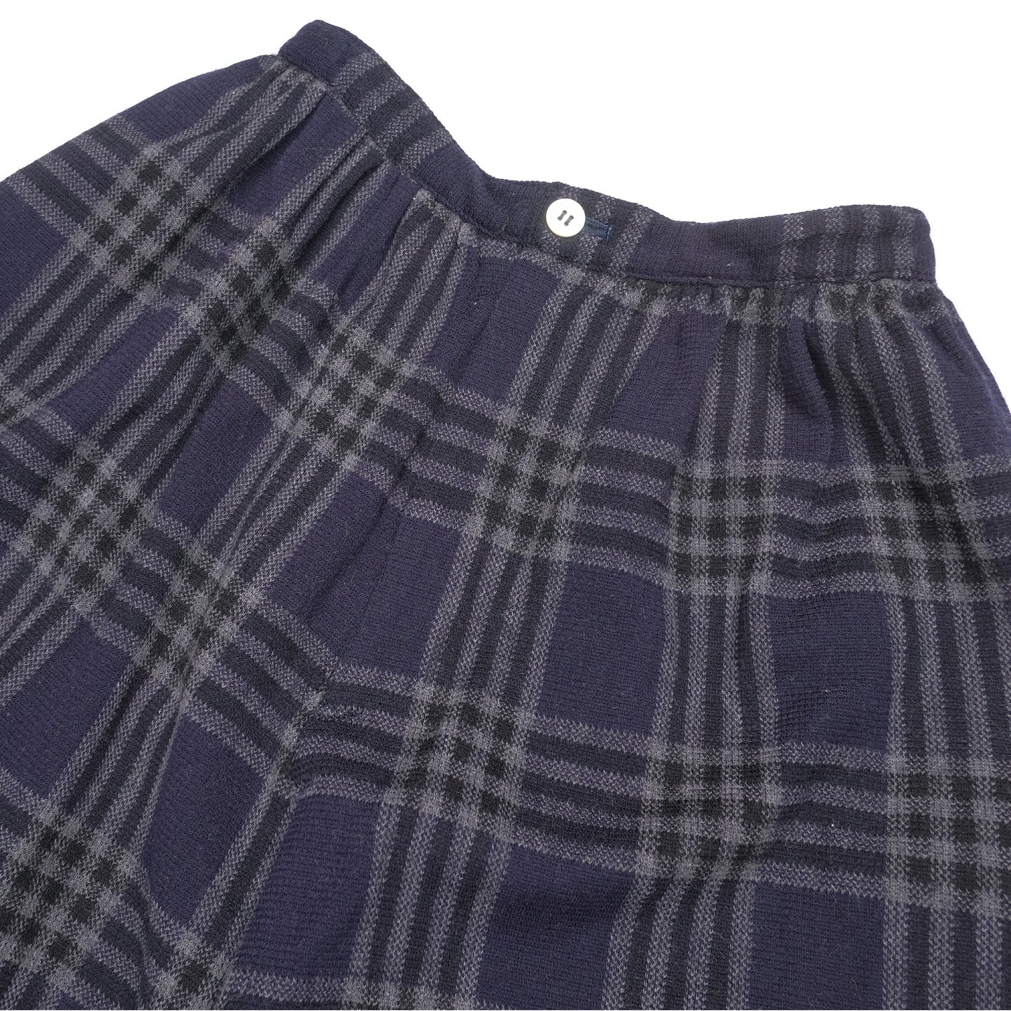 CDG Tricot Tartan Wide Trousers