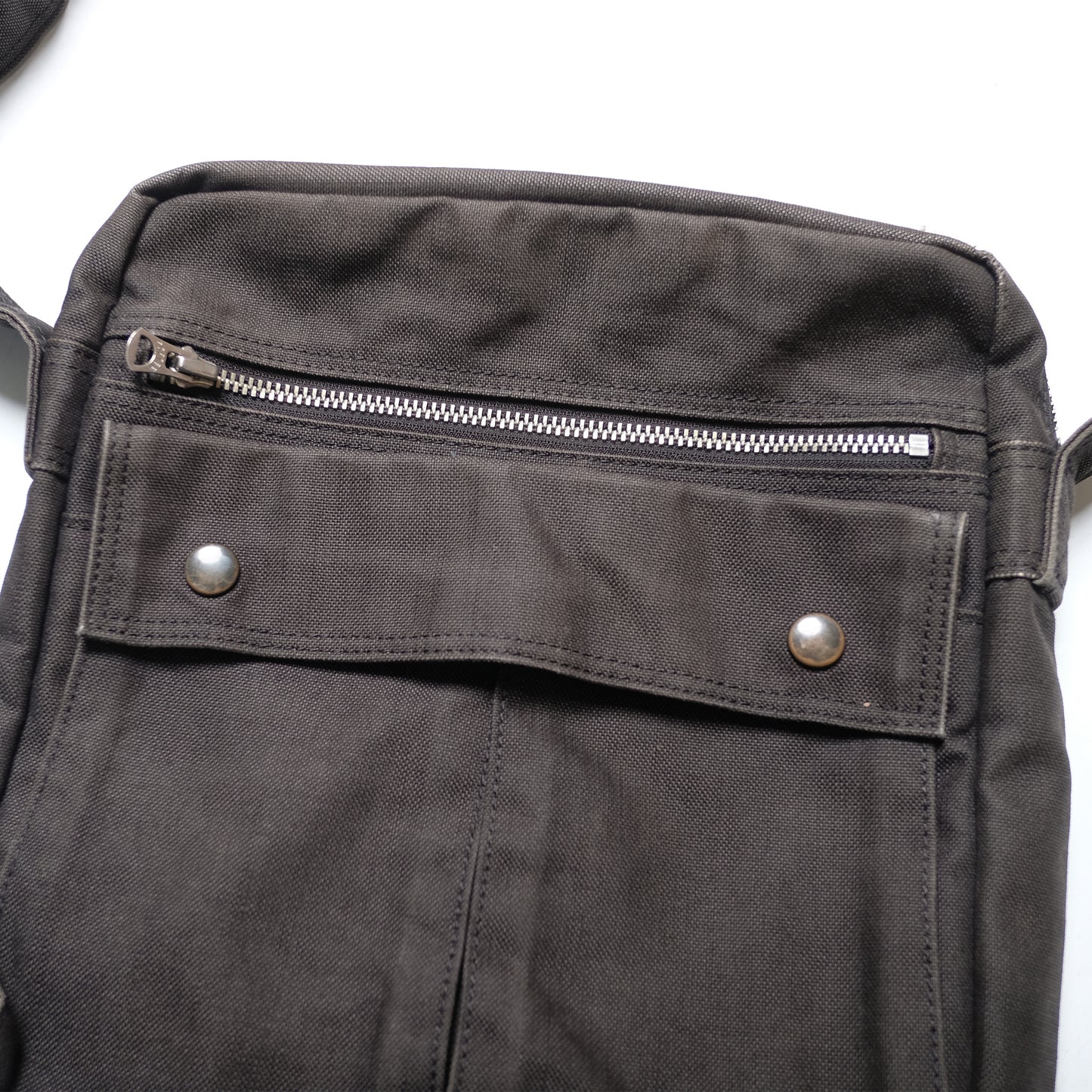 Porter Black Canvas Shoulder Bag