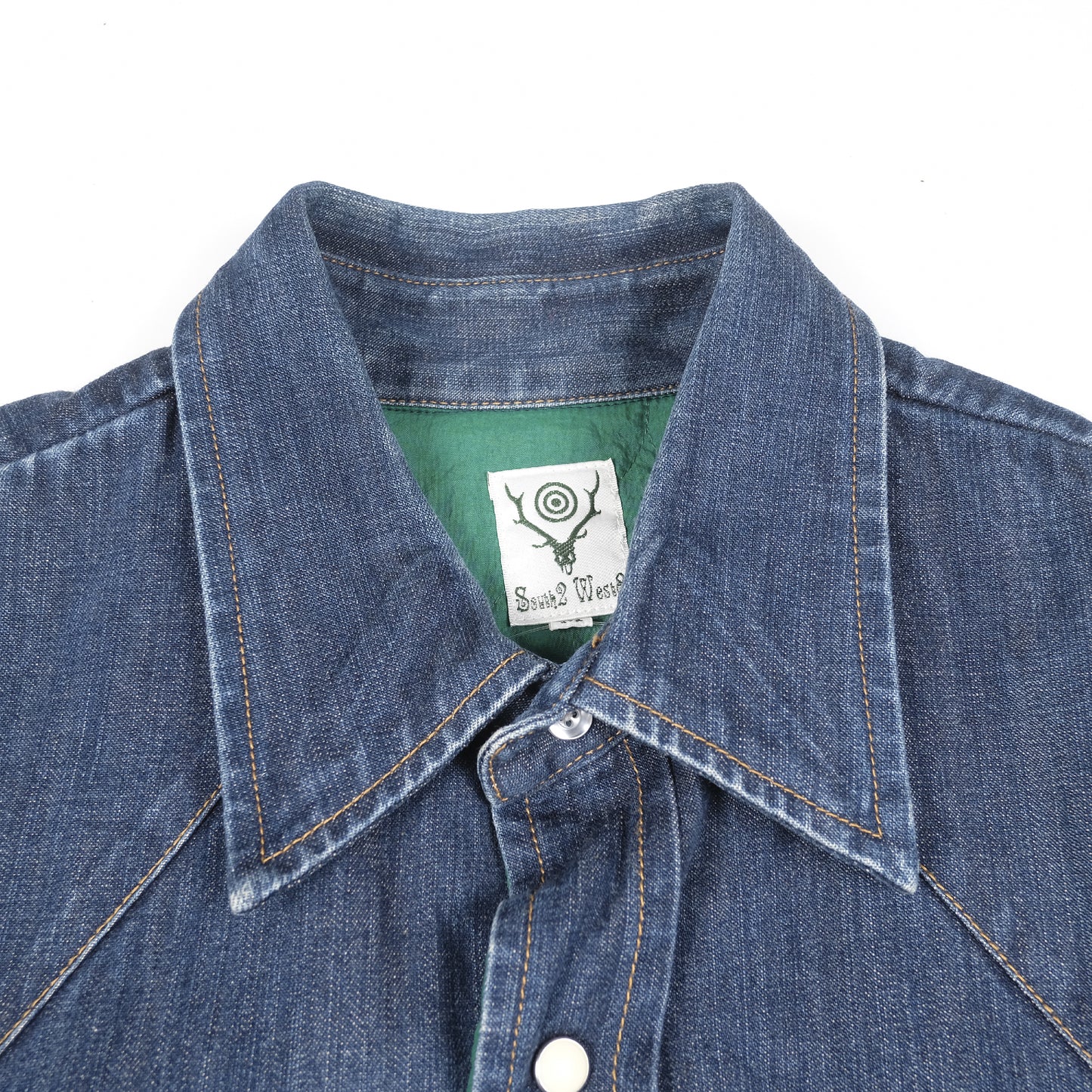 South2 West8 Denim Down Shirt Jacket