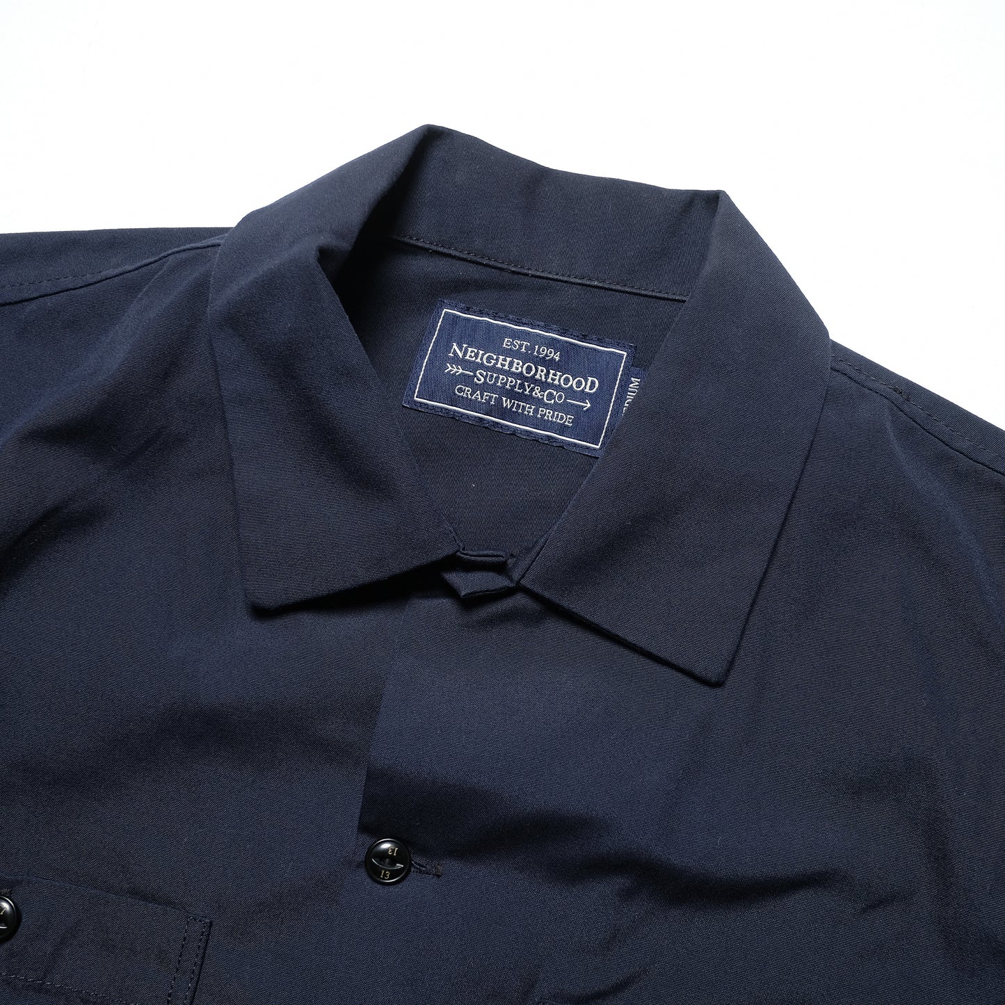Neighborhood Navy Longsleeve Work Shirt
