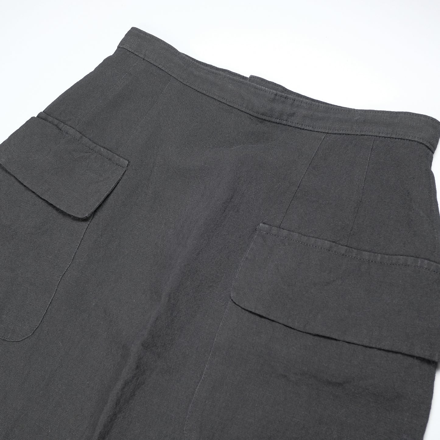 CDG Tricot Black Long Skirt - Pockets