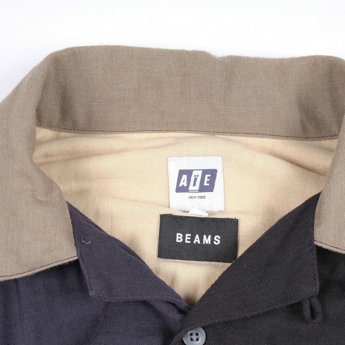 AiE "Arts in Education" x Beams Contrasted Painter Shirt