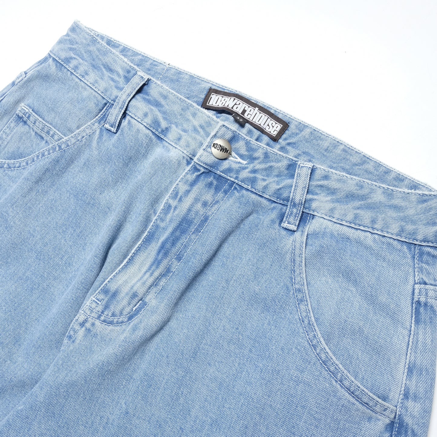 108WAREHOUSE - Baggy Jeans - Light Wash
