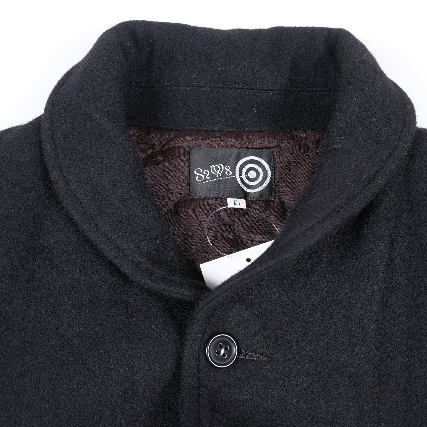 South2 West8 Black Quilted Lined Work Jacket